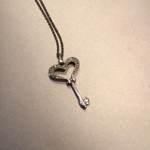Zales Heart Key Necklace